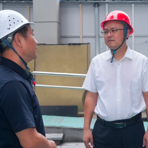 白再兴调研辖区重大项目建设