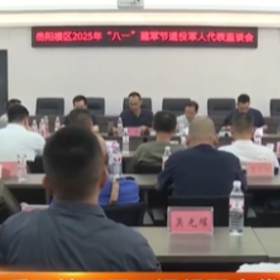 岳阳楼区召开退役军人代表座谈会