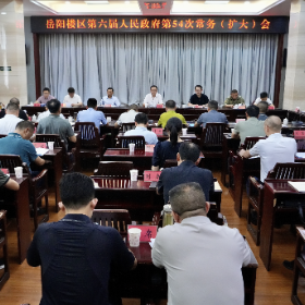 区政府召开第54次常务（扩大）会议