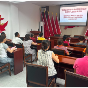 梅溪桥社区：文明祭祀中元节 绿色环保树新风