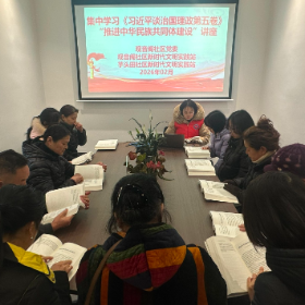 铸牢共同体意识 凝聚奋进力量 ——观音阁社区开展《习近平谈治国理政第五卷》专题学习讲座