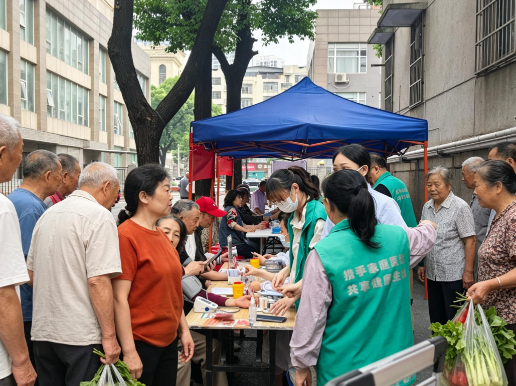 签约有实感 服务有温度——三眼桥街道社区卫生服务中心家医进机关暖心送健康