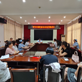 岳阳楼区东茅岭街道社区卫生服务中心开展“诚信兴院”主题宣传活动