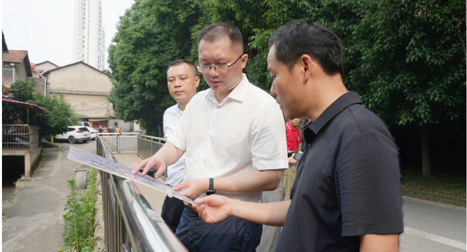 杨钦涵督导检查防汛备汛工作