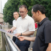 杨钦涵督导检查防汛备汛工作