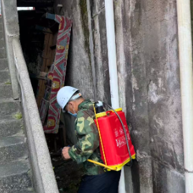 鄢家冲社区开展蚊虫消杀行动