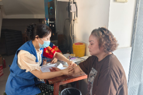 义诊护航老兵健康 家签服务温暖夕阳