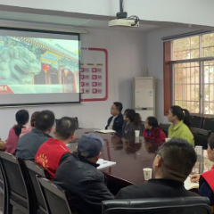 站前路街道新站社区开展“两会胜利闭幕,信心话未来”思想学习活动