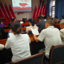 梅溪桥社区集中学习《习近平文化思想学习纲要》活动