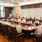 全区经济运行分析会召开