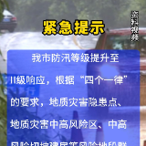 地质灾害隐患点转移避险紧急提示#四个一律