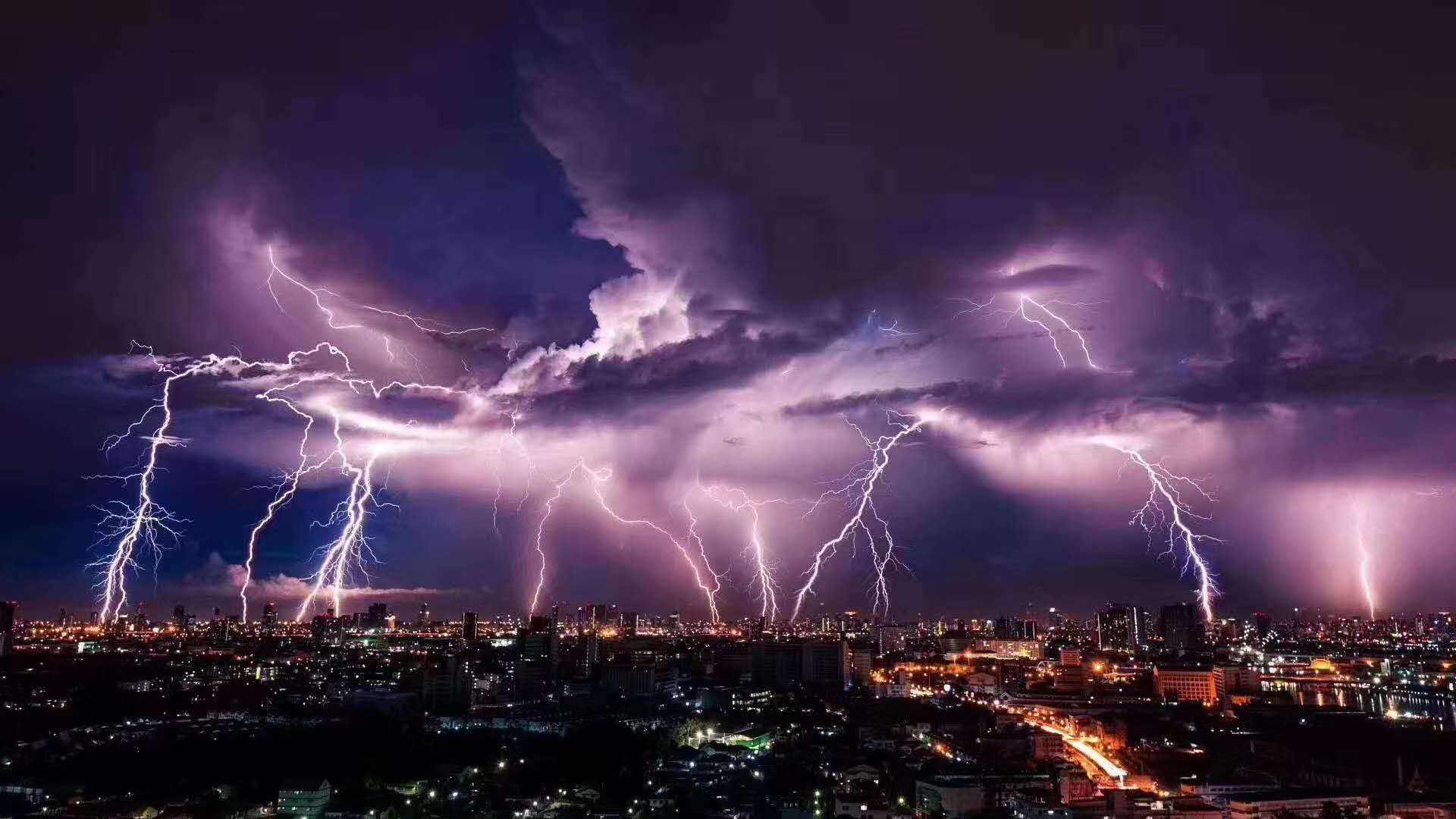 暴雨雷电 壁纸图片