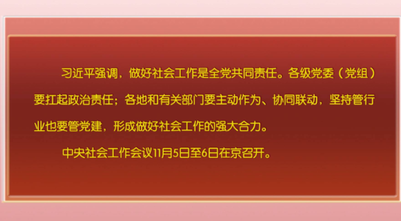 习近平对社会工作作出重要指示强调  坚定不移走中国特色社会主义社会治理之路  推动新时代社会工作高质量发展