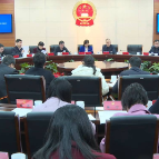 市人大常委会召开落实湖南省“三会三文”精神工作部署会 贺小玲参加