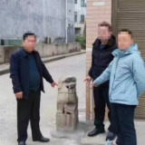 盗走百斤石狮摆自家门口 民警说首次办如此“重”案