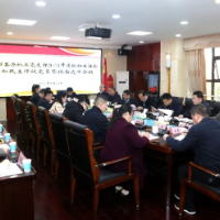 王利波、阳建参加市委办机关党支部组织生活会