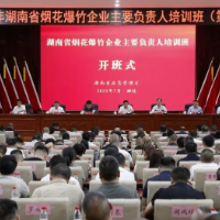 全省烟花爆竹企业主要负责人培训班在醴开班！