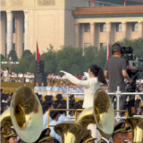 九三阅兵的广场合唱团里，有这位醴陵妹子