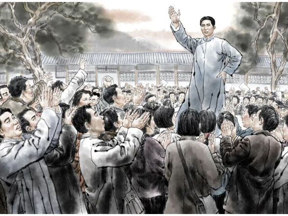 青年毛泽东在文庙的一场演讲，竟催生醴陵党组织的创建？
