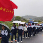 【新时代文明实践在醴陵】青春逐梦，励志远行：醴陵四中学子徒步“丈量” 春天
