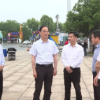王利波现场调度“五一”文旅活动筹备