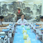 十三届中共醴陵市委第八轮巡察工作书记专题会召开 ，王利波主持，刘新华、阳建参加