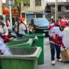 【新时代文明实践在醴陵】青云学校：学雷锋践初心 志愿清扫美家园