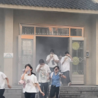 上好开学“安全第一课”！醴陵四中开展消防应急疏散演练