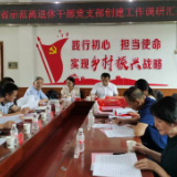 省委老干部局、常德市委老干部局调研保靖县迁陵镇老干部工作