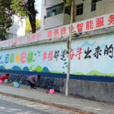 保靖县毛沟镇:花箱墙绘新装扮,集镇新风扑面来