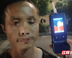 酒后上路遇交警,男子弃车逃跑终被抓