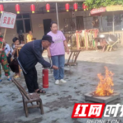 保靖县毛沟镇敬老院开展消防安全应急演练