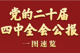 党的二十届四中全会公报一图速览