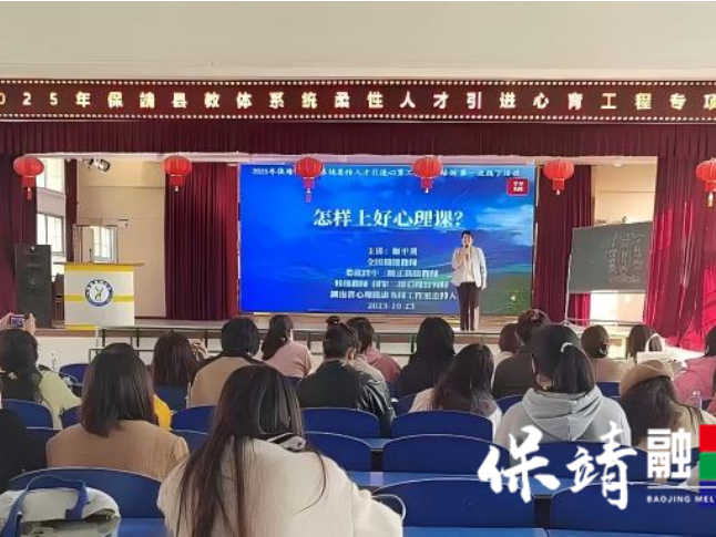 柔性引才赋心育 实战培训强根基——保靖县心育工程首次线下活动落幕