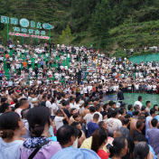 第四届湖南茶BA保靖开赛 20支球队点燃乡村篮球热