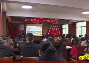 复兴镇：开展安全生产和地质灾害业务知识培训 	