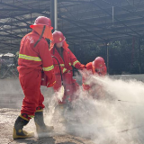 以“武”会友,“技”护民安——碗米坡镇村级消防技能比武燃情开赛