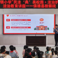 保靖县水银小学:举办“民法典亮校园,法治护航成长”法制教育讲座