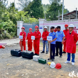 跨区域联动筑牢安全防线:保靖参演古丈断龙山阀室应急演练