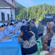 保靖县毛沟镇中心卫生院开展“医心向党迎七一·义诊服务暖民心”主题党日活动