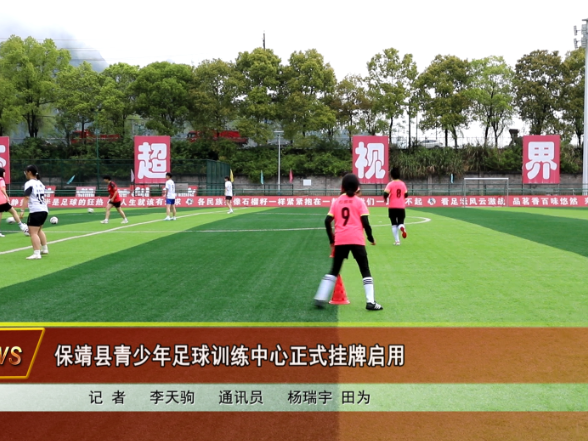 保靖县青少年足球训练中心正式挂牌启用
