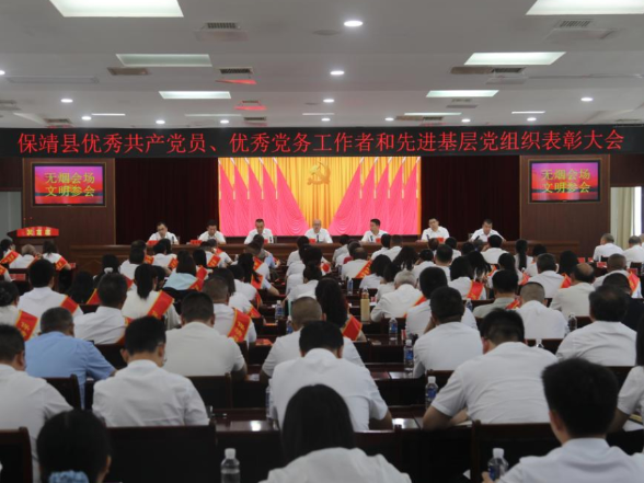 保靖县优秀共产党员、优秀党务工作者和先进基层党组织表彰大会召开