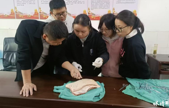 医共体总院保靖县人民医院下沉分院开展清创缝合技能培训