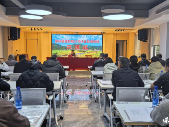 保靖县2026年驻村联片帮扶业务培训班开班