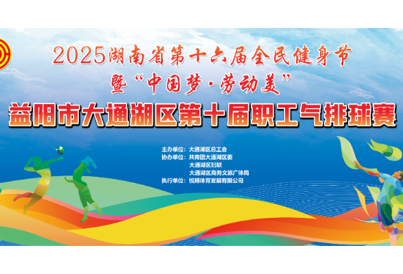 2025年大通湖区第十届气排球总决赛
