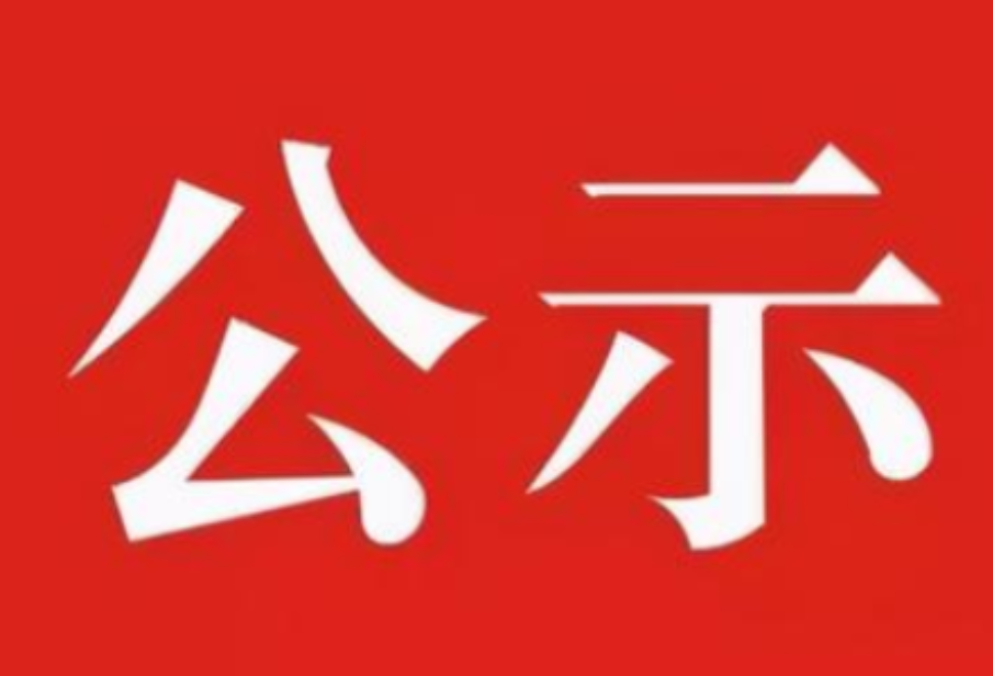 公   示