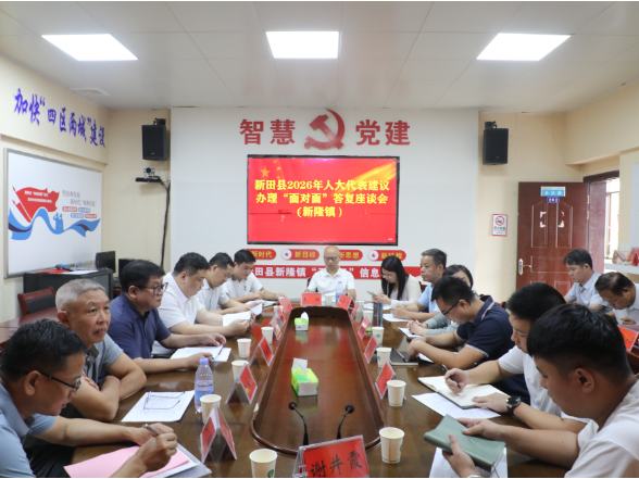 县领导深入新隆镇视察人大代表建议办理工作