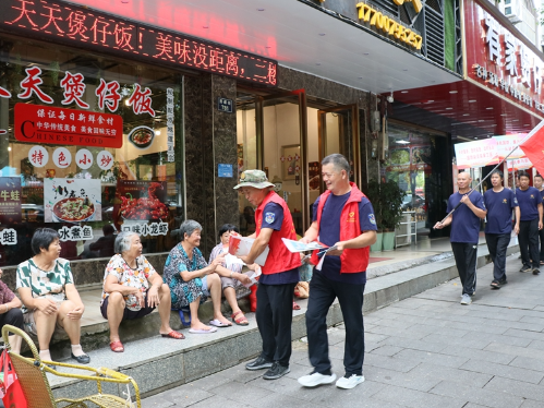 龙泉街道：退役军人开展移风易俗宣传