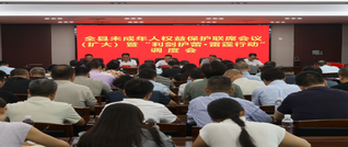 全县未成年人权益保护联席会议（扩大）暨“利剑护蕾·雷霆行动”调度会召开