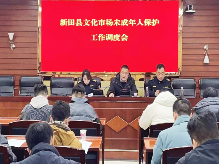 新田县文化旅游广电体育局召开春节期间安全生产和未成年人保护工作会
